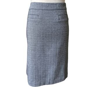 Talbots Herringbone Pencil Skirt 6P